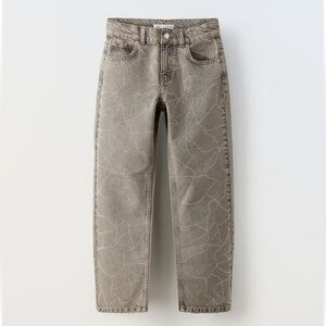 13-14Y. Zara JEANS WITH RHINESTONES